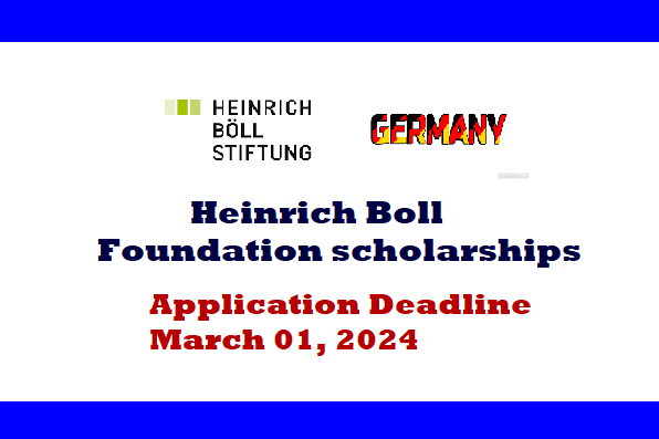 Heinrich Boll foundation scholarships