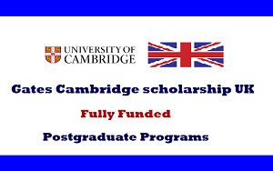 Gates Cambridge scholarship UK 2024-25