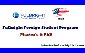 Fulbright Foreign Student Program 2025-26