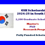GSK-Scholarship-2024-25-in-South-Korea