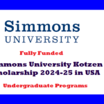 Simmons-University-Kotzen-Scholarship-2024-25-in-USA