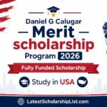 Daniel G Calugar Merit scholarship
