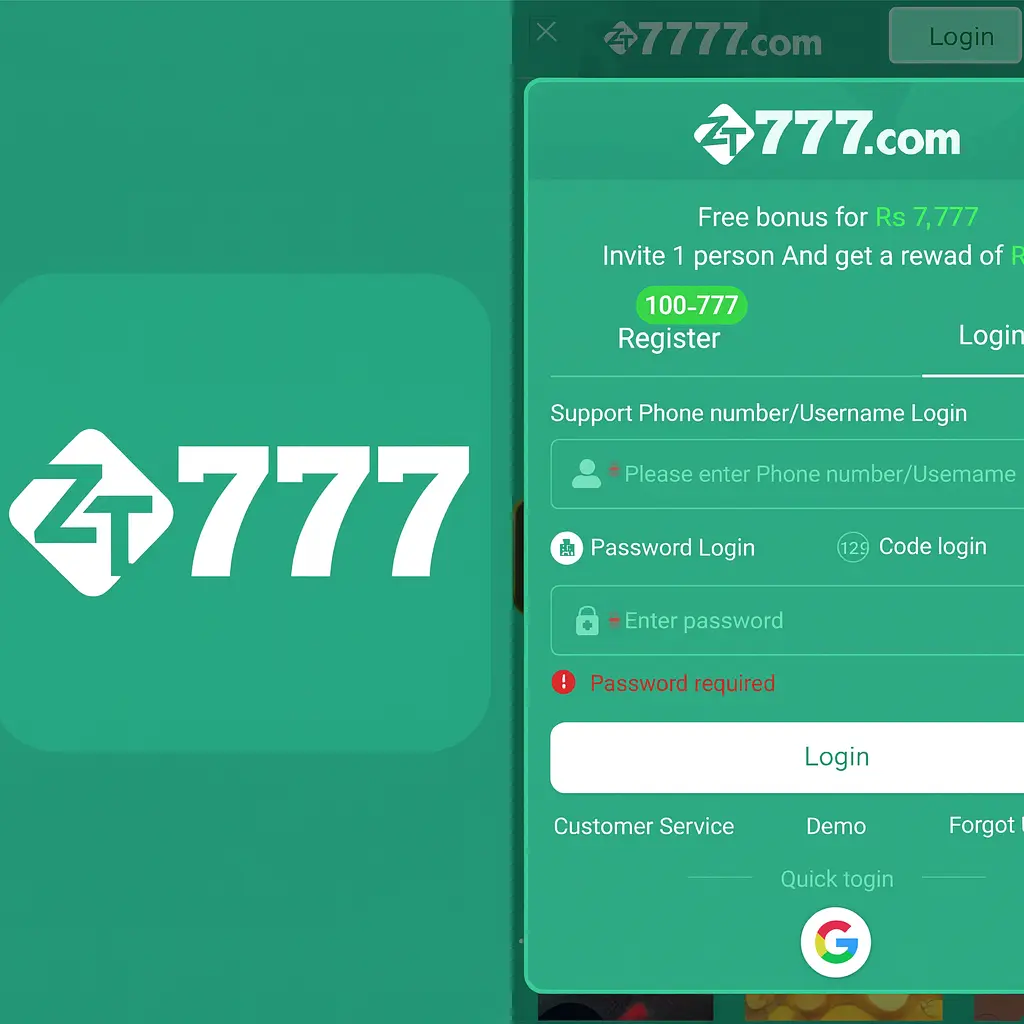 Zt777 game login